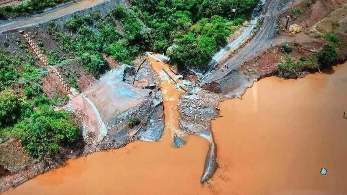 Extravasamento de água de cava da mina Fábrica está sendo apurado